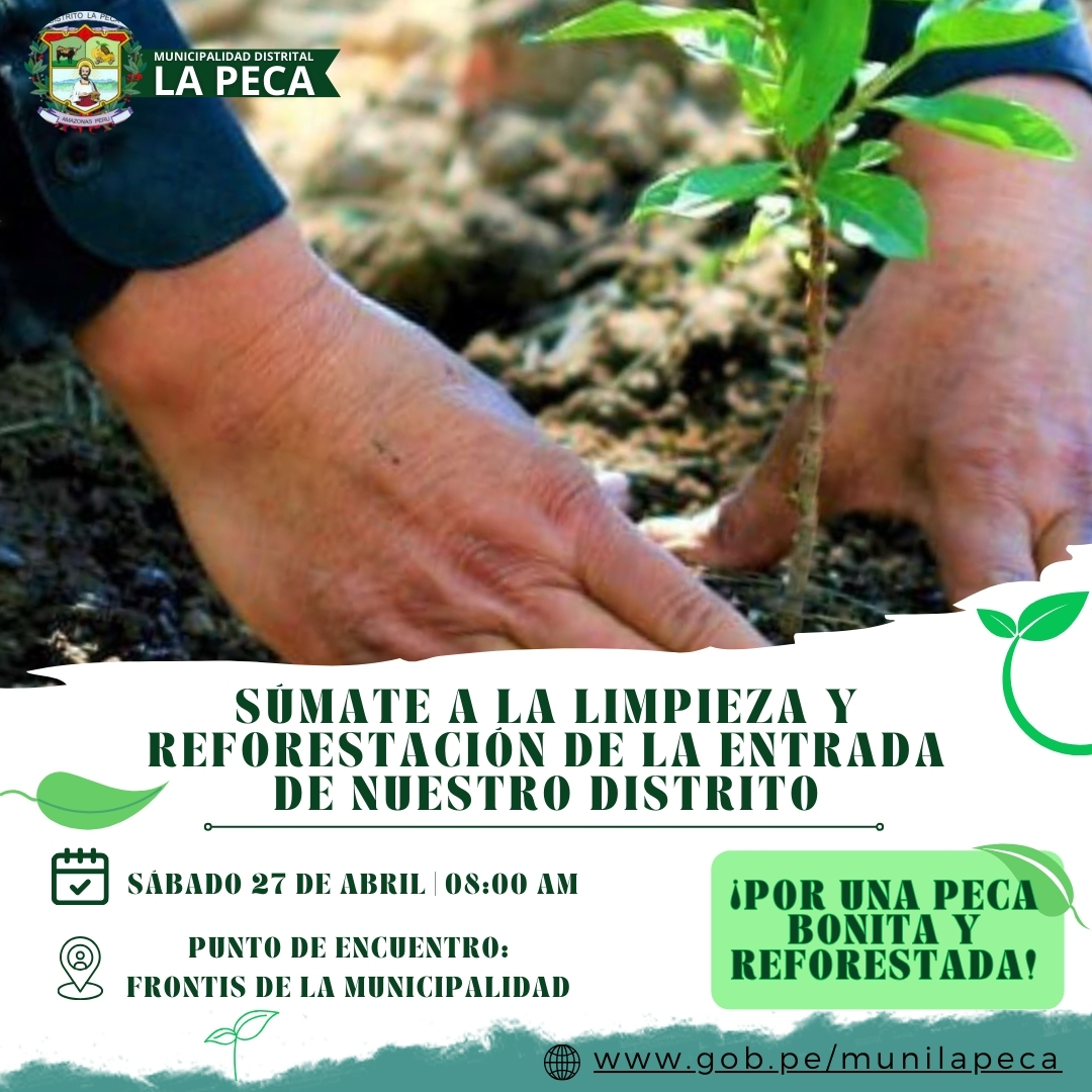 ¡Por una Peca bonita y reforestada!