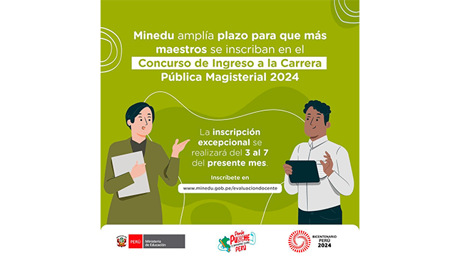 Hoy se inicia la inscripción excepcional para el Concurso a la CPM 2024