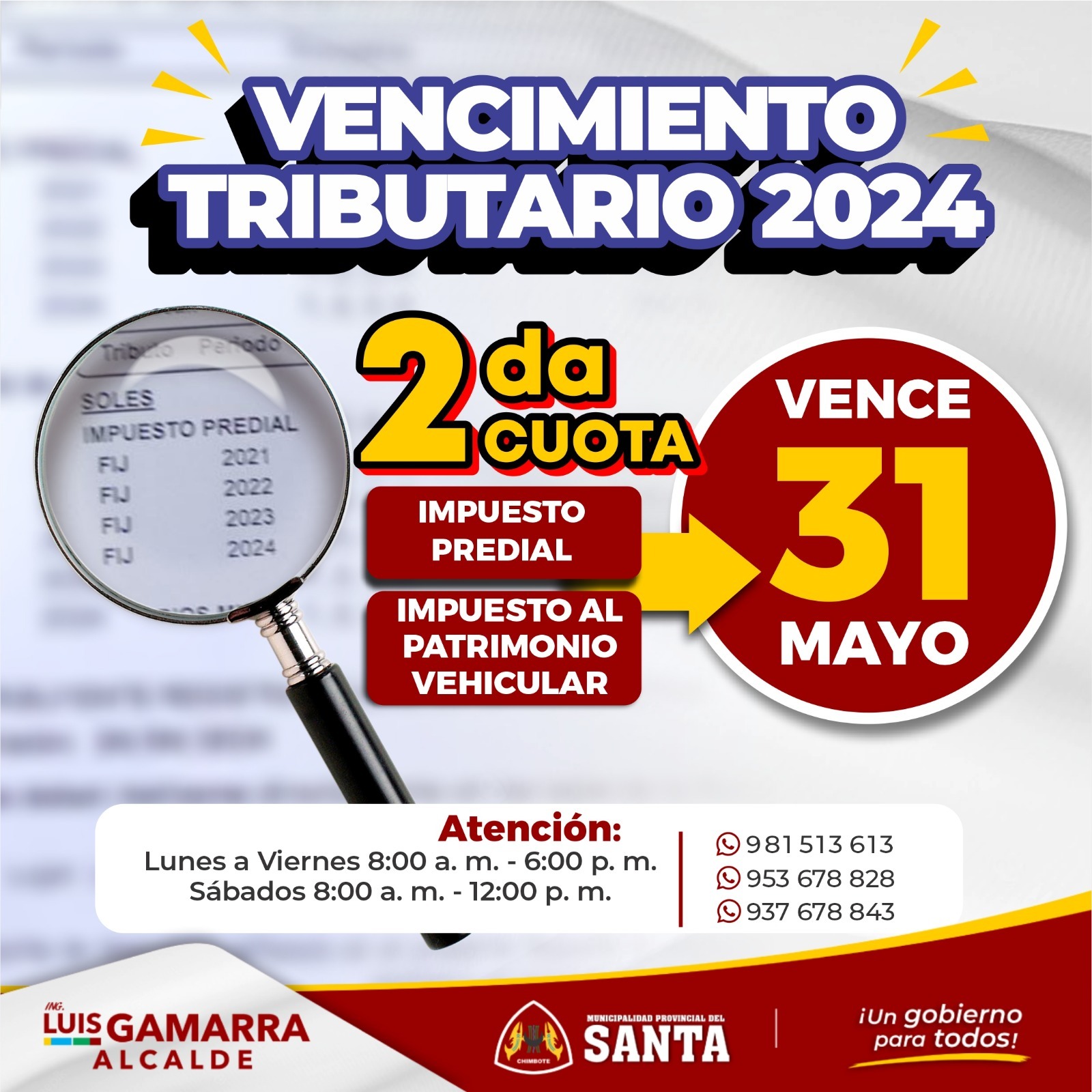 VENCIMIENTO TRIBUTARIO 2024