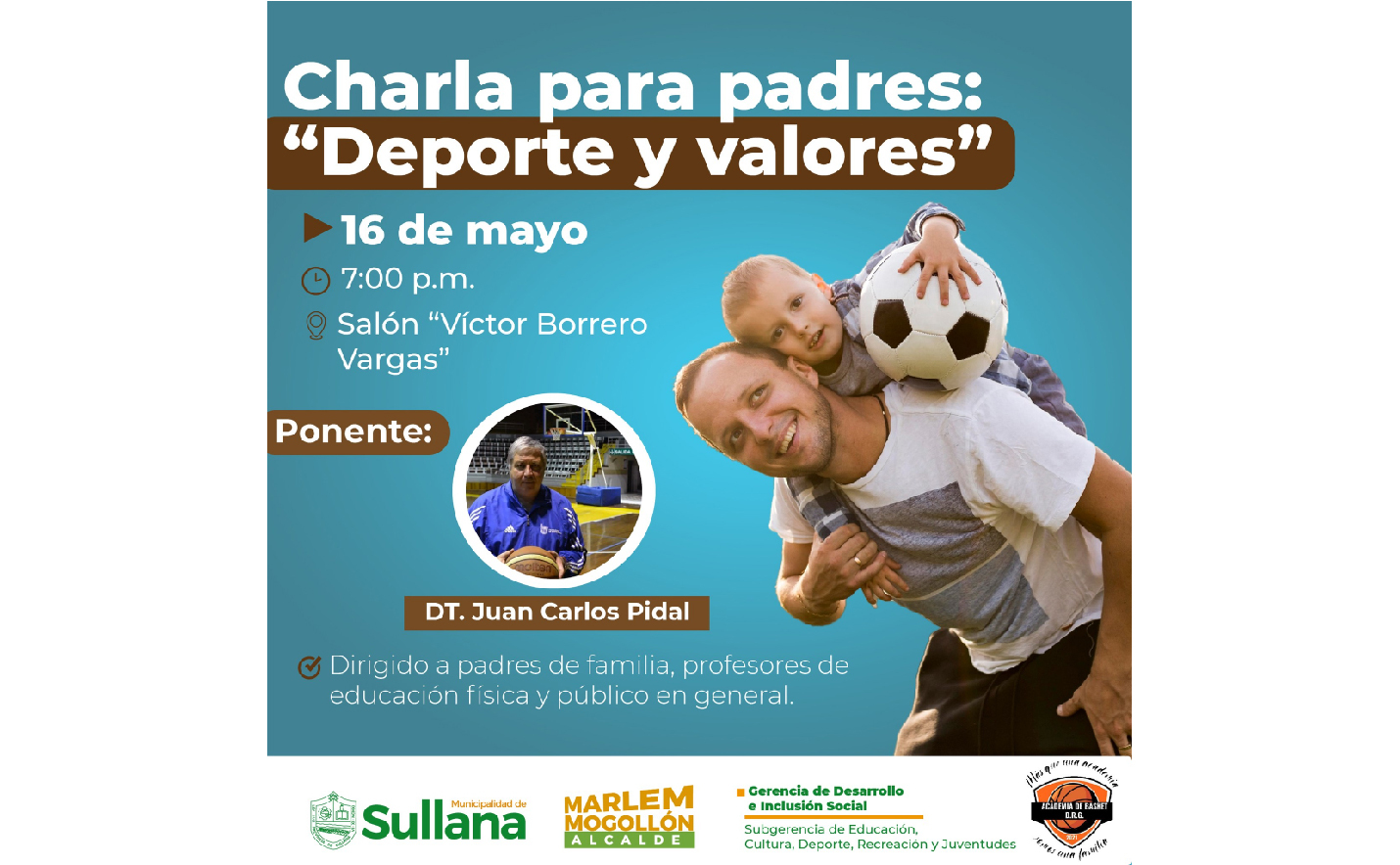 Charla para padres: "Deporte y Valores"