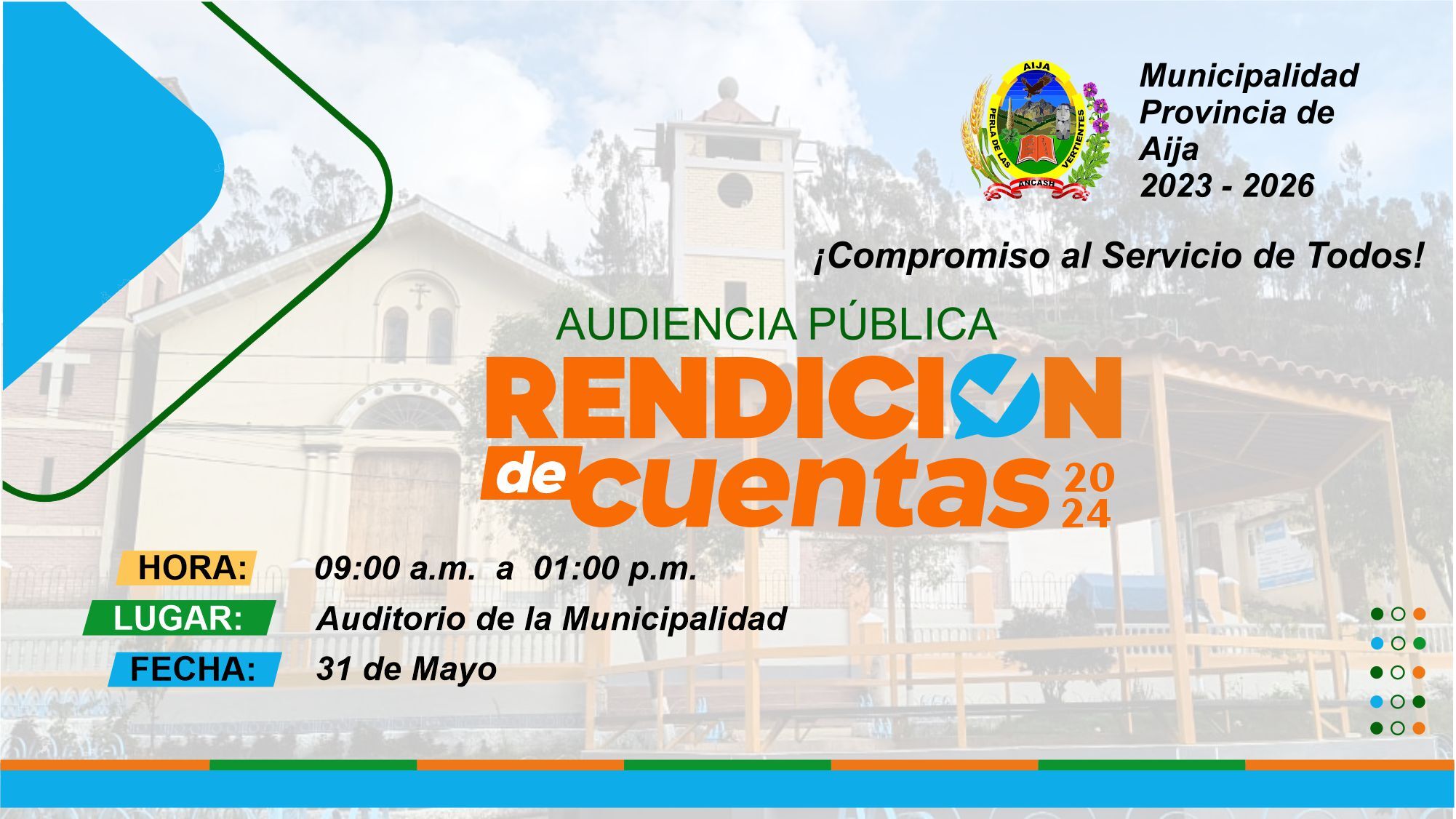Audiencia Pública de Rendición de Cuentas de la Municipalidad Provincial de Aija