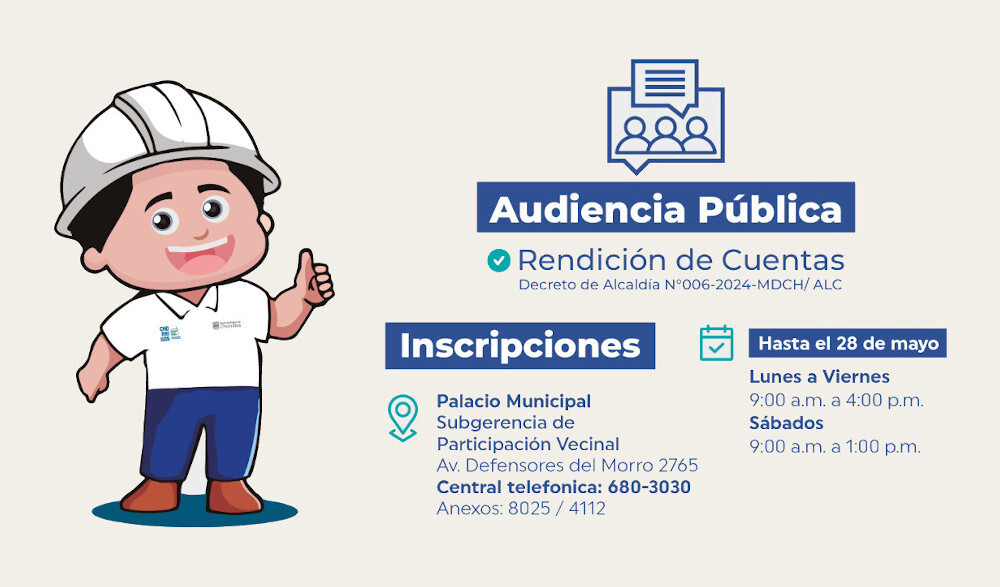 Audiencia Pública Municipal de Rendición de Cuentas