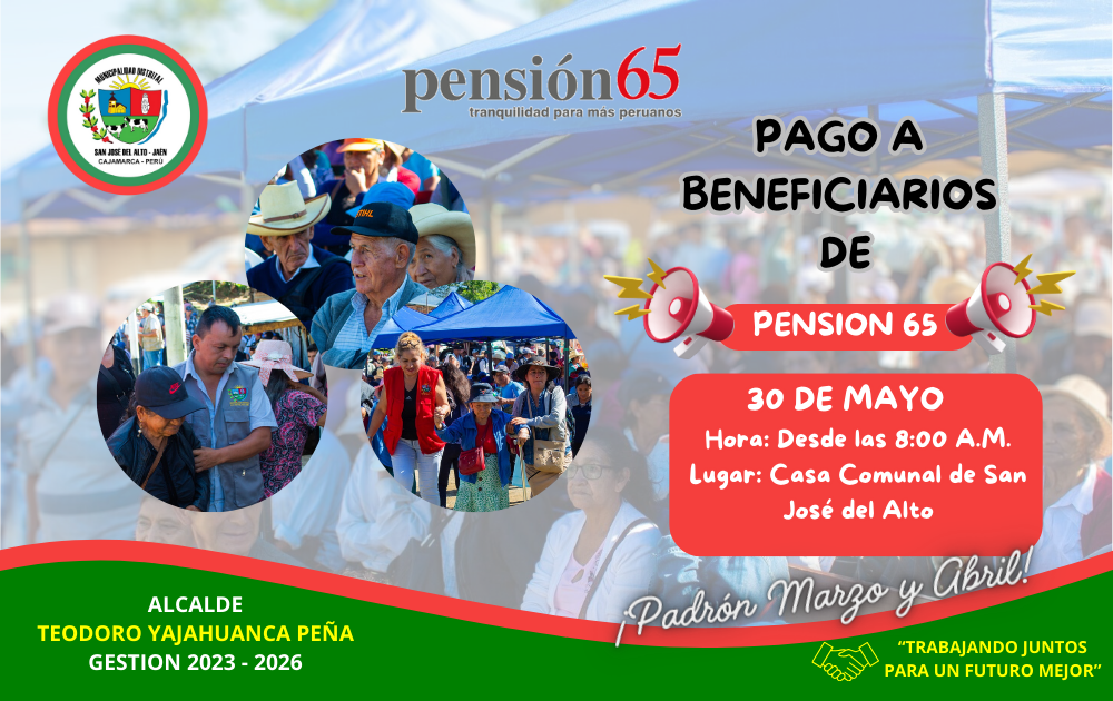 PAGO DE PENSION 65