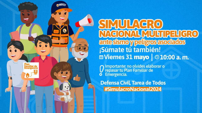 Simulacro - defensa civil