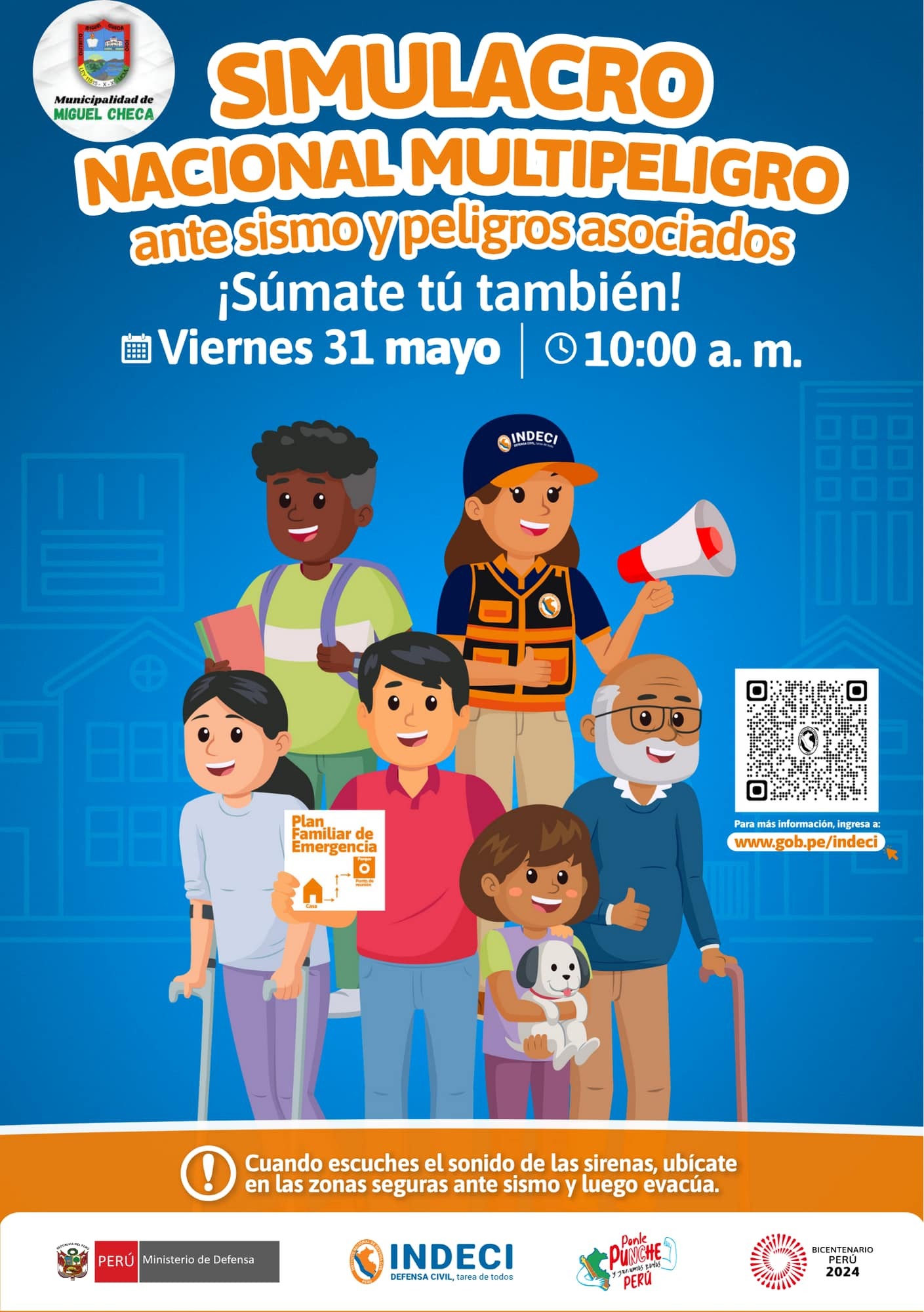el Simulacro Nacional Multipeligro