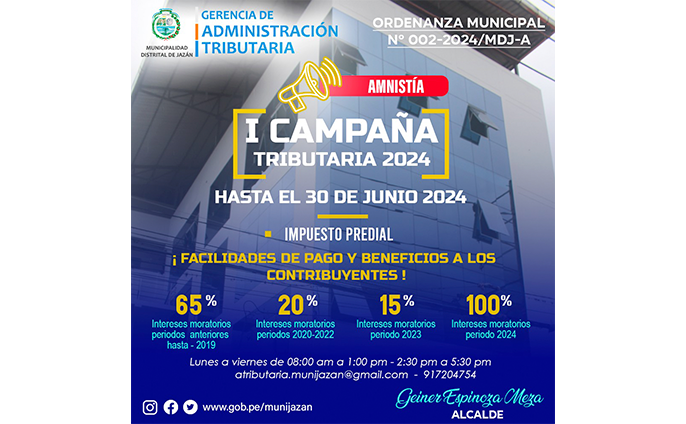 I Campaña Tributaria 2024
