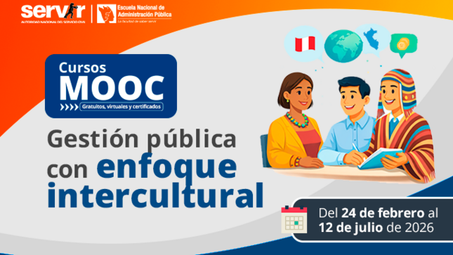 Curso MOOC: Gestión Pública con enfoque intercultural