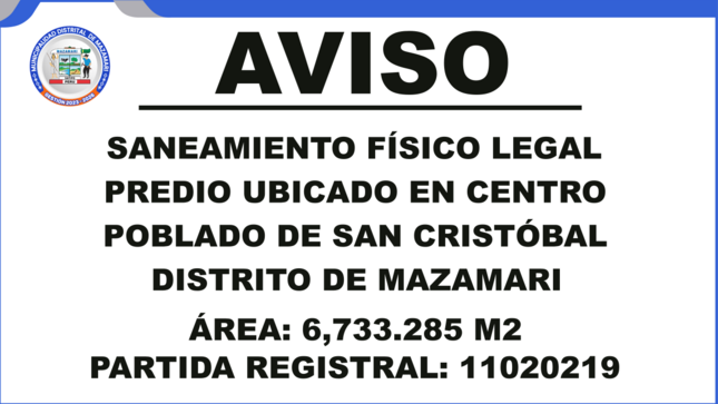 AVISO I