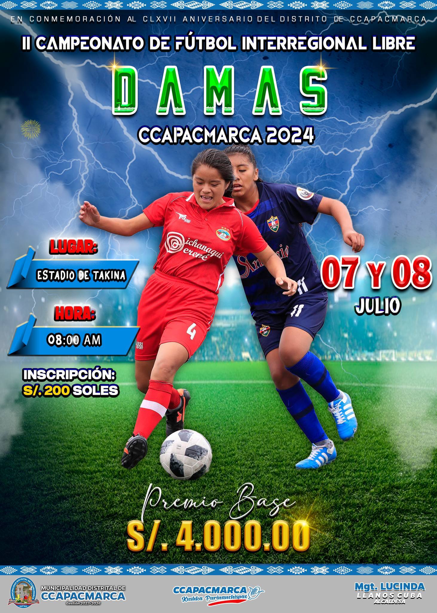 Gran Campeonato de damas Interregional libre