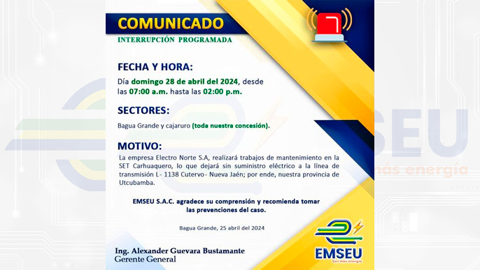 COMUNICADO