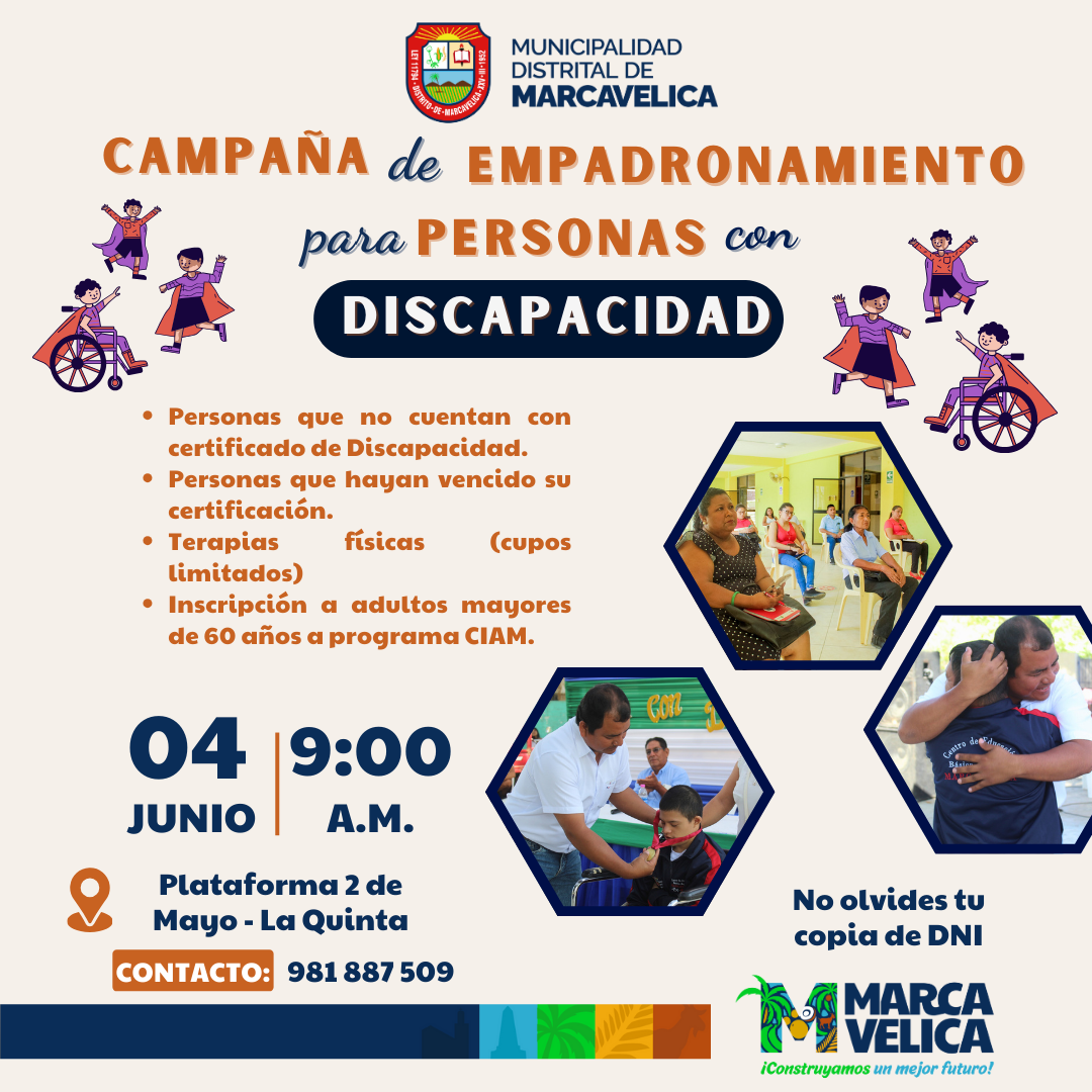 Campaña de empadronamiento para personas con discapacidad- la Quinta
