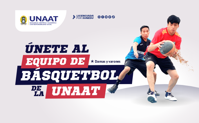 Únete al equipo de básquetbol de la UNAAT. Inscríbete hasta el 17 de julio 2024