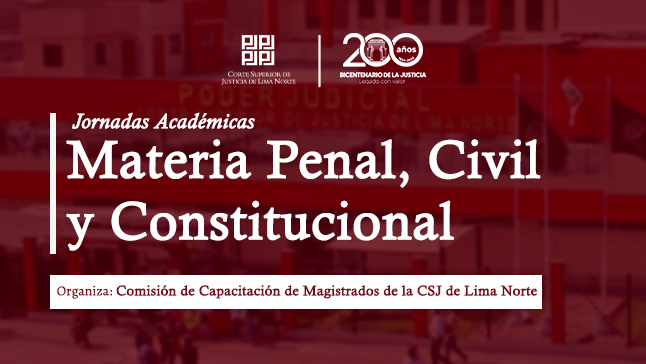 Jornada Académicas en Materia Penal, Civil y Constitucional