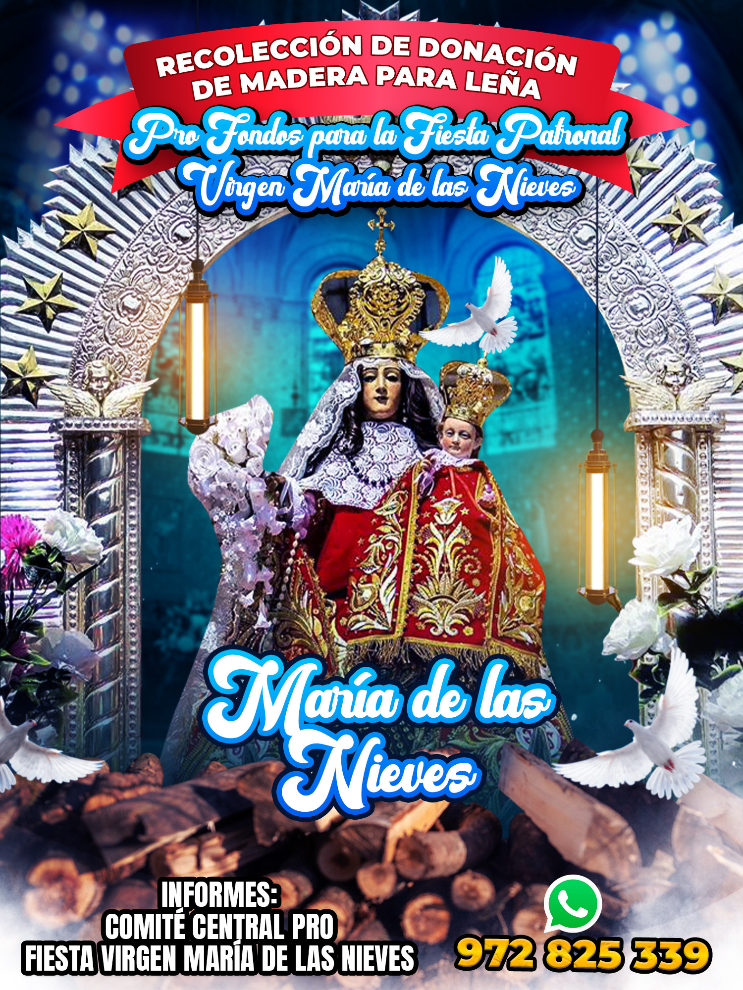 ¡Fiesta Patronal en Honor a la Santísima Virgen María de las Nieves!