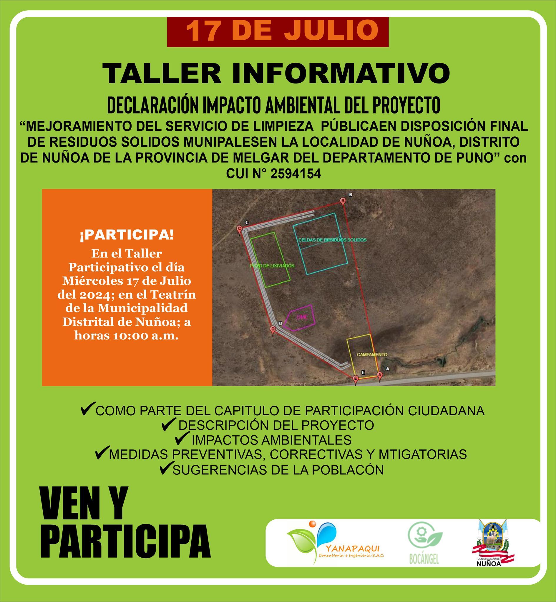 TALLER INFORMATIVO