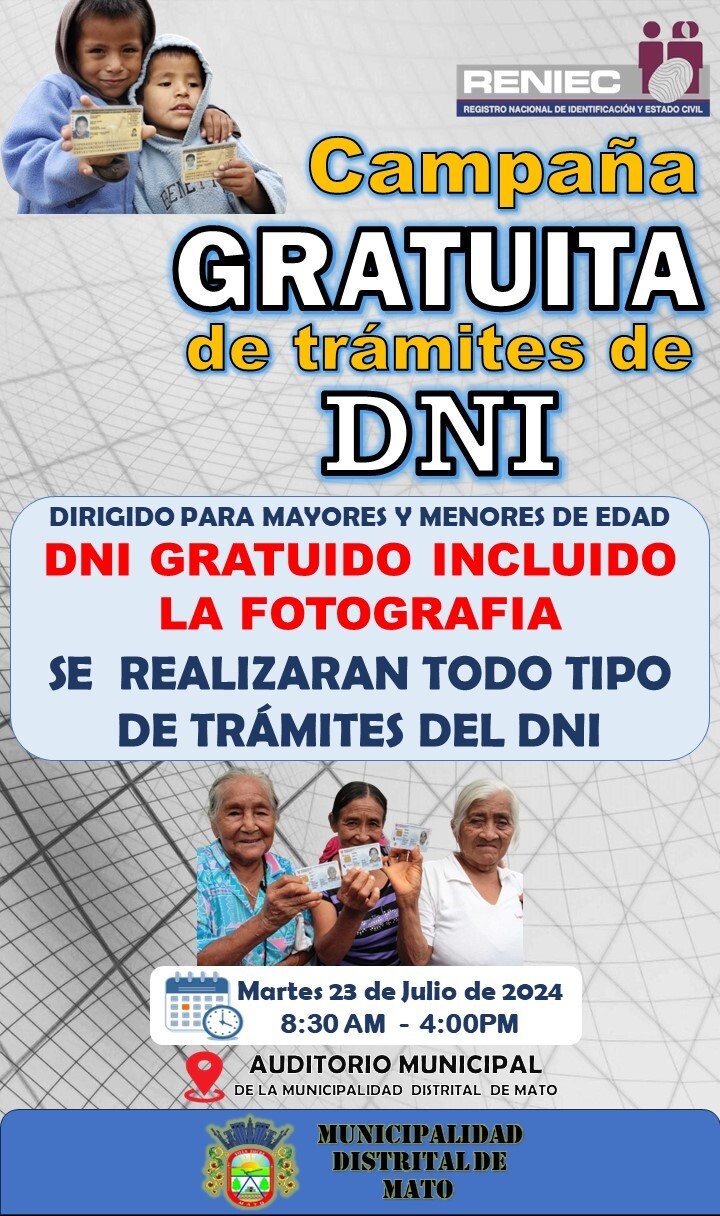 CAMPAÑA 𝐆𝐑𝐀𝐓𝐔𝐈𝐓𝐀 – 𝐓𝐑𝐀́𝐌𝐈𝐓𝐄 𝐃𝐍𝐈