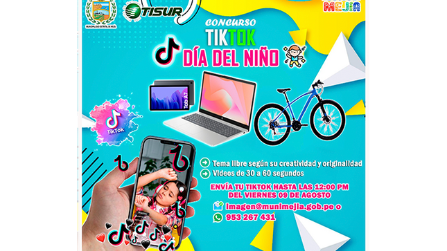 Participa en el concurso de TikTok "Día Del Niño"