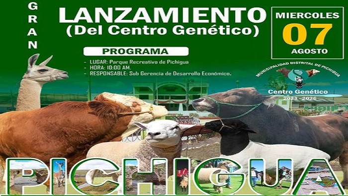 Gran lanzamiento del Centro Genético del Distrito de Pichigua
