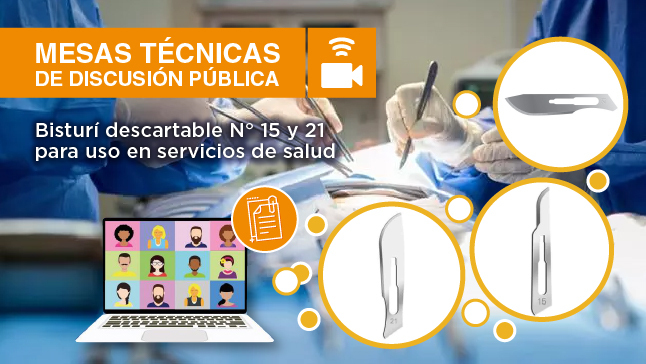 Mesas técnicas de discusión pública - Fichas de Homologación