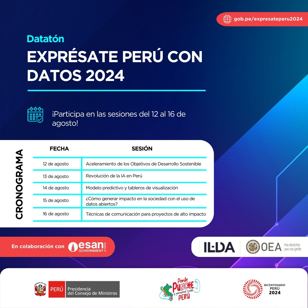 Datatón Exprésate Perú con Datos 2024