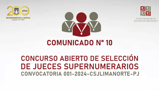 Comunicado N°10