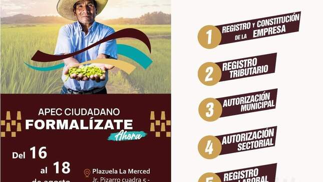 Foto del APEC Ciudadano Feria Formalízate Ahora