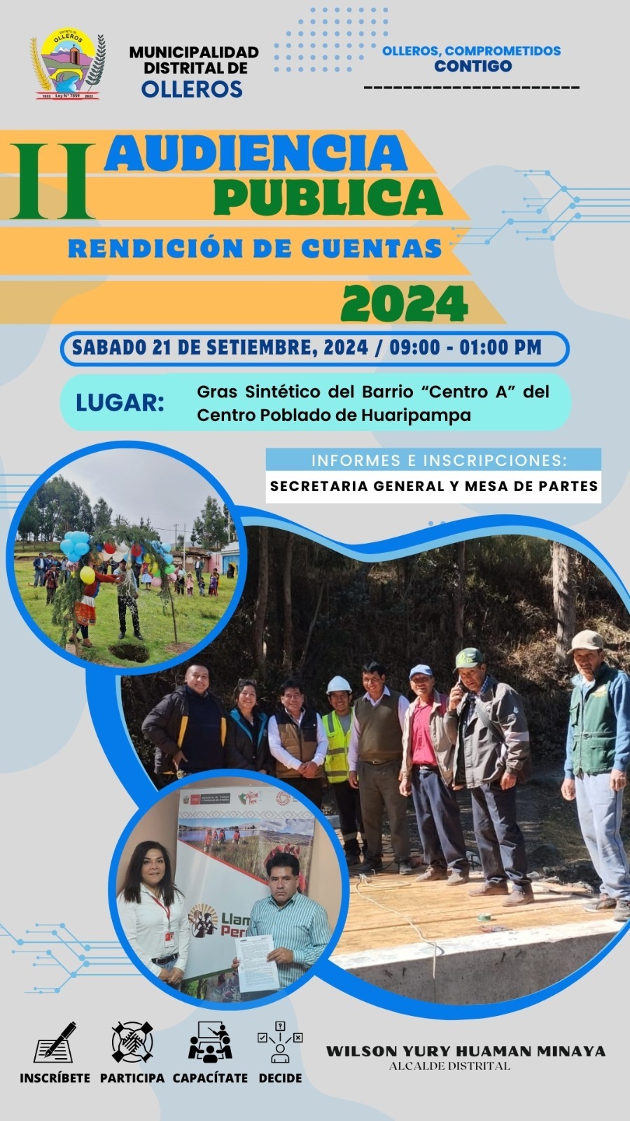 II AUDIENCIA PÚBLICA DE RENDICION DE CUENTAS 2024.