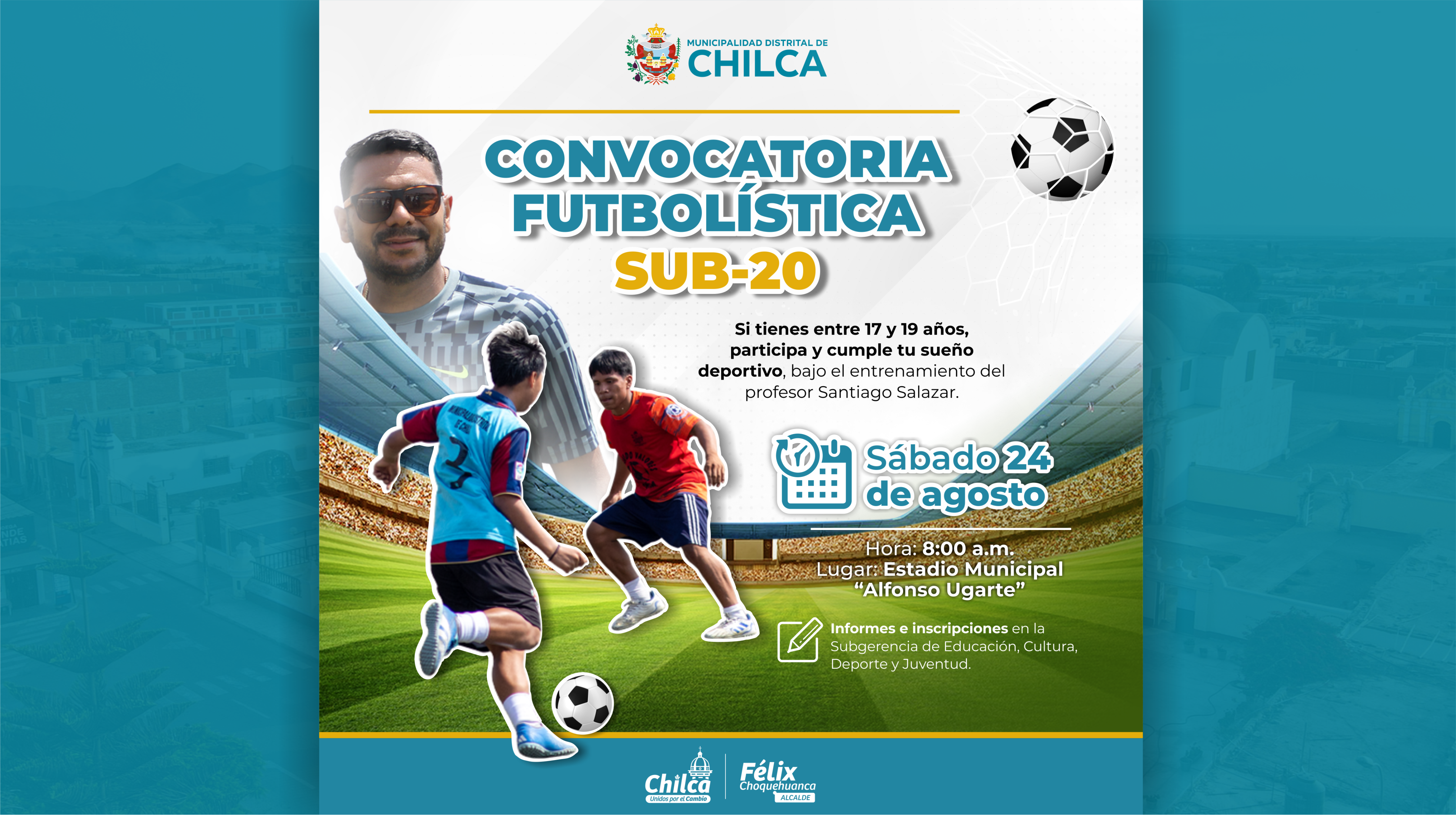 Convocatoria futbolística - Sub 20.