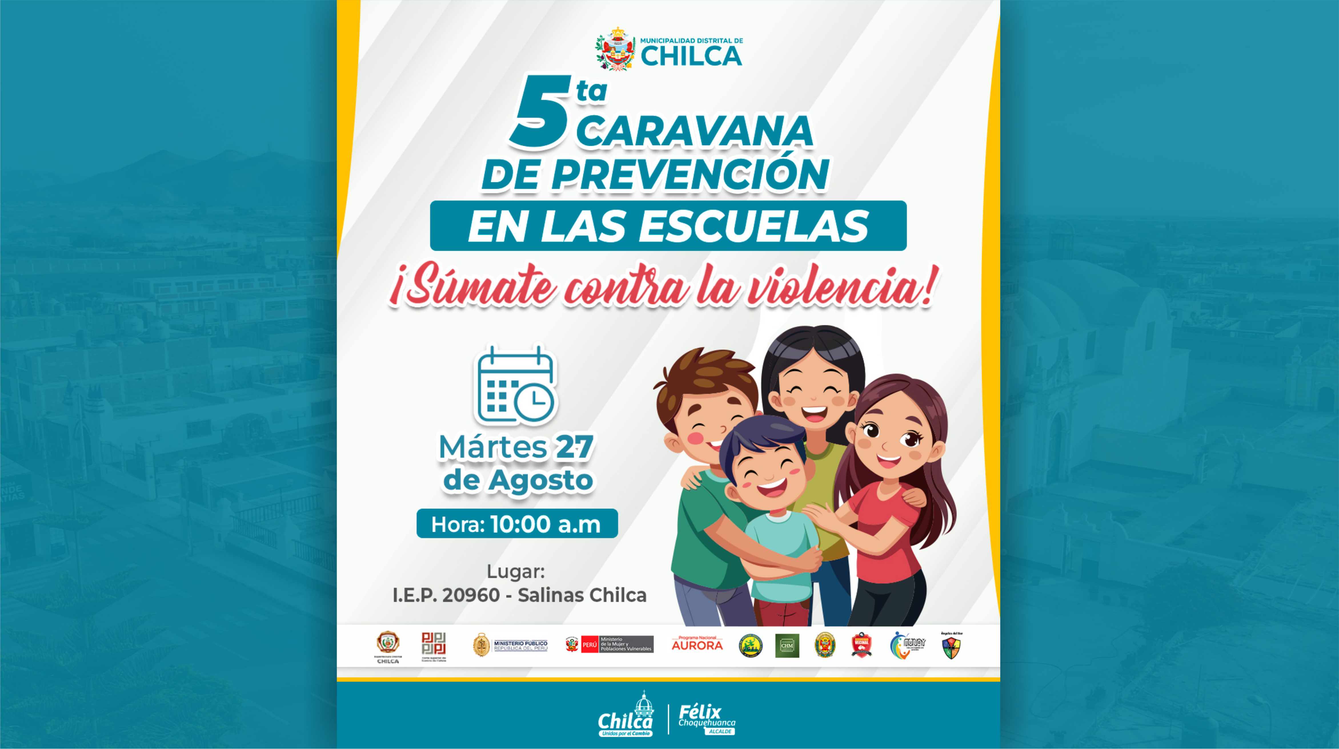 V Caranava de la prevención en las escuelas ¡Súmate contra la violencia!