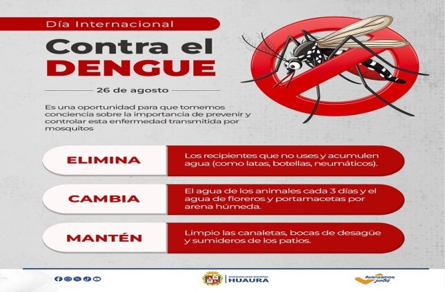 DÍA INTERNACIONAL DE LA LUCHA CONTRA EL DENGUE
#26deagosto