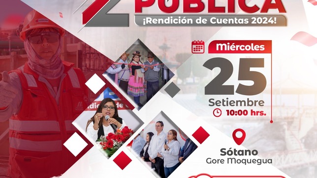 Rendición de Cuentas 2da. Audiencia Pública Año Fiscal 2024