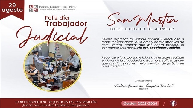 Día del Trabajador Judicial