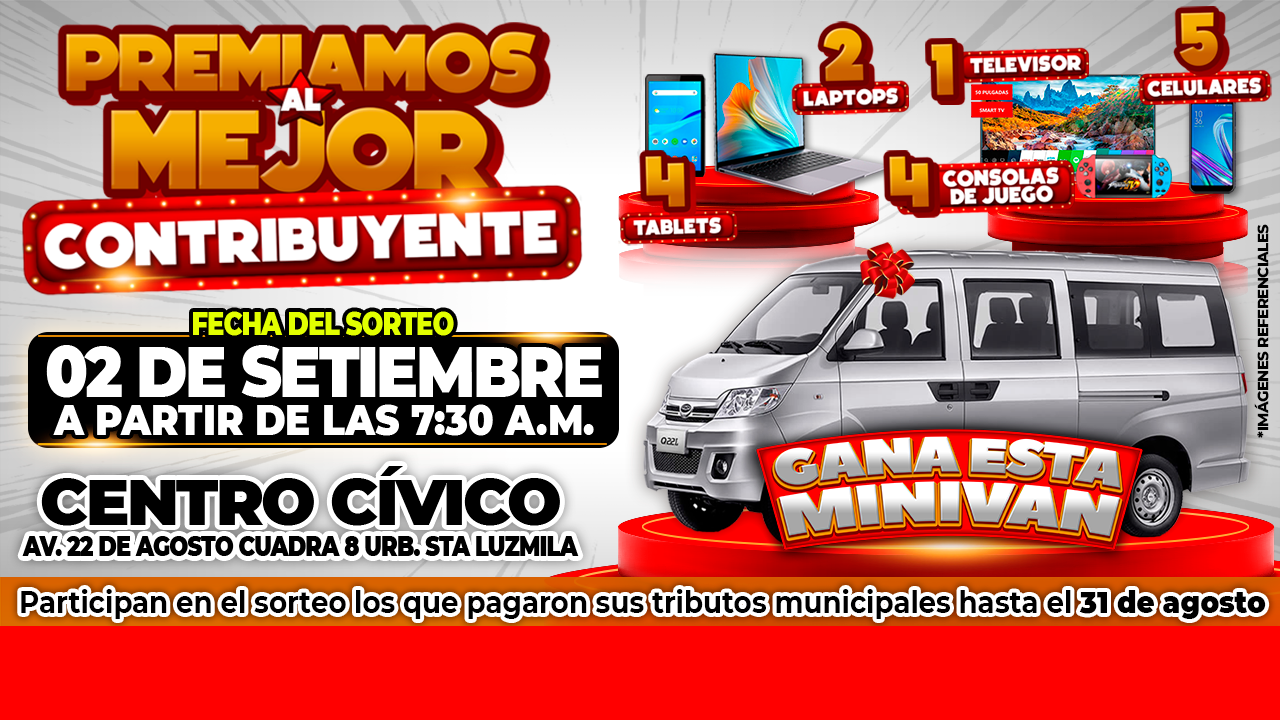 SORTEO PARA EL MEJOR CONTRIBUYENTE
