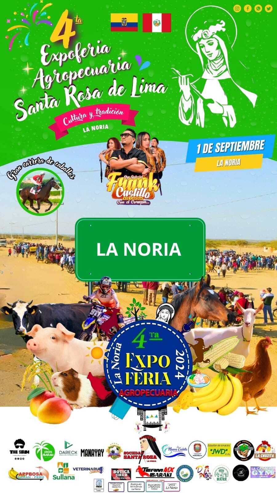 4ta Expoferia Agropecuaria Santa Rosa De Lima "Cultura Y Tradición 2024"