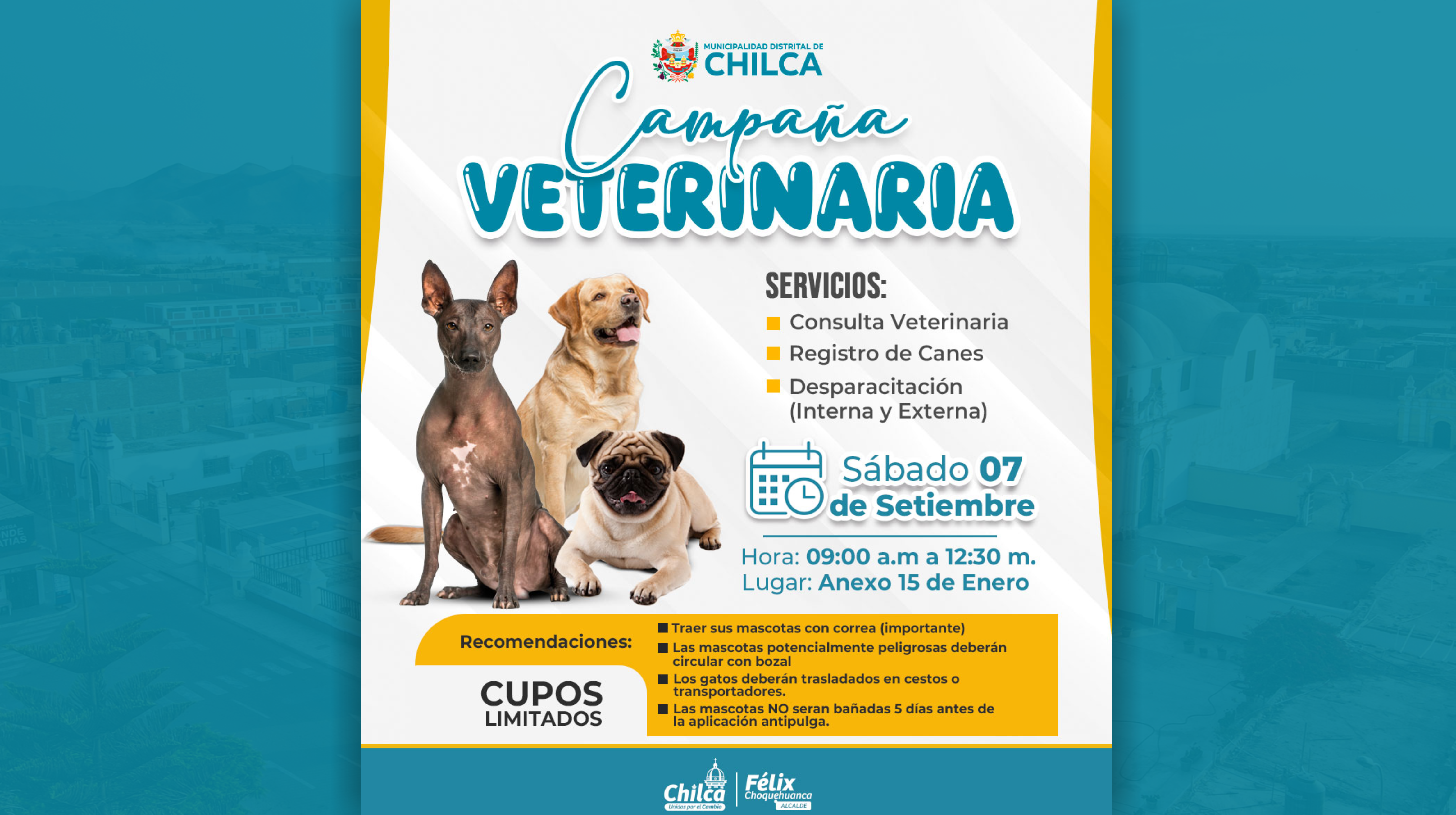 IV Campaña de Atención Médica Veterinaria Gratuita – 2024.