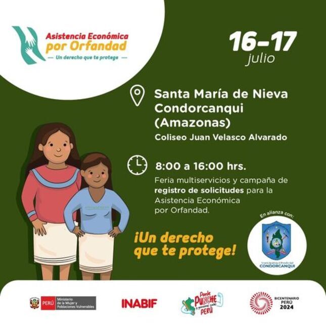 ¡Atención Distrito De Nieva - Condorcanqui!
