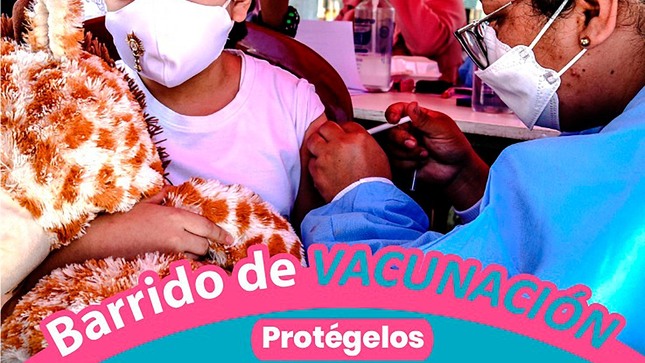 Inicio del Barrido de Vacunación contra el Polio y Sarampión en la región Ica