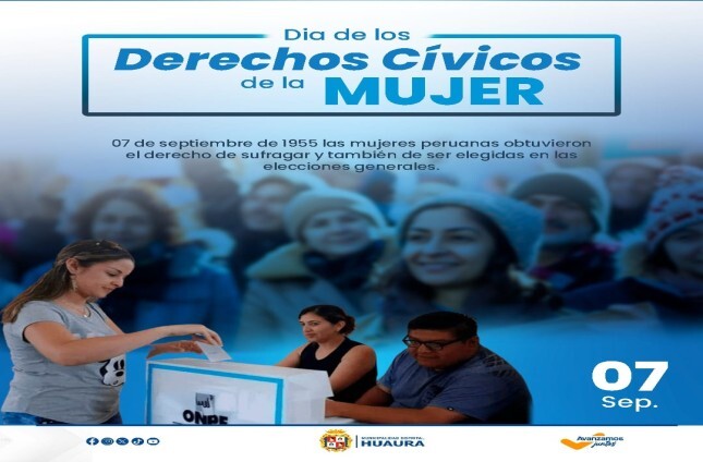 DÍA DE LOS DERECHOS CÍVICOS DE LA MUJER
#07deSetiembre.