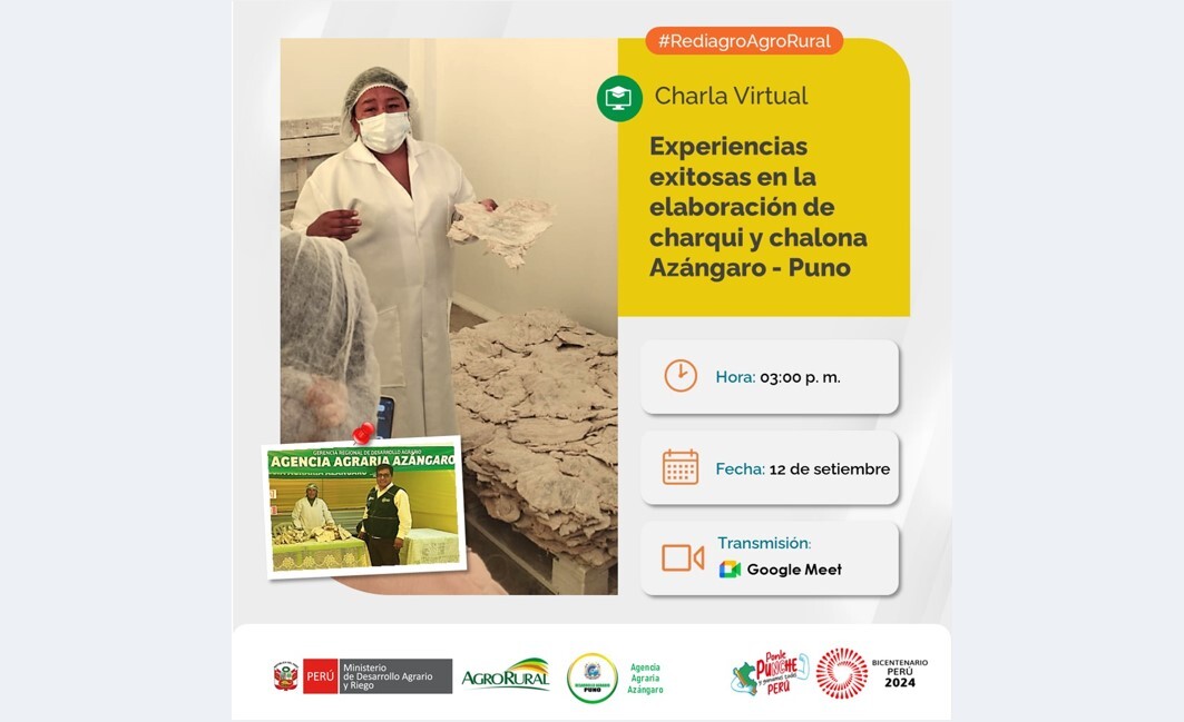 Experiencias exitosas en la elaboración de charqui y chalona desde la Agencia Agraria Azángaro - Puno