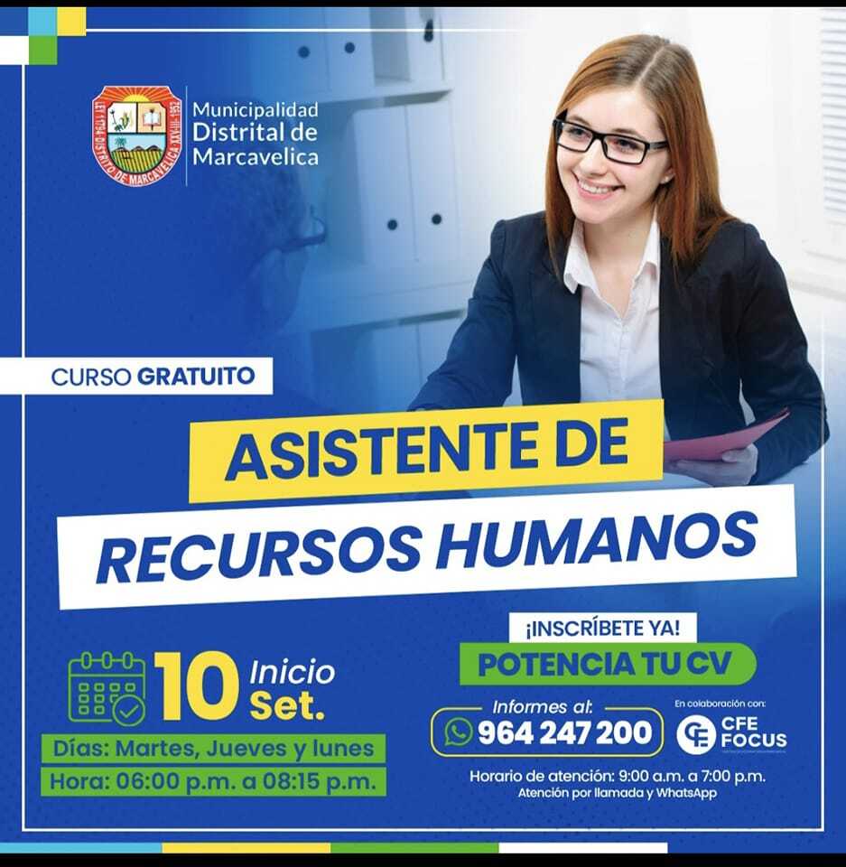 Curso Con Acceso Gratuito De Asistente De Recursos Humanos.