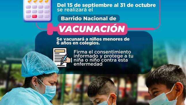 VACUNA CONTRA LA POLIO Y SARAMPION
