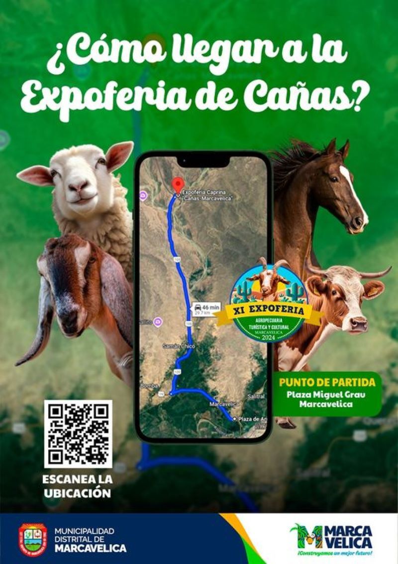 Como llegar a la ExpoFeria de Cañas.