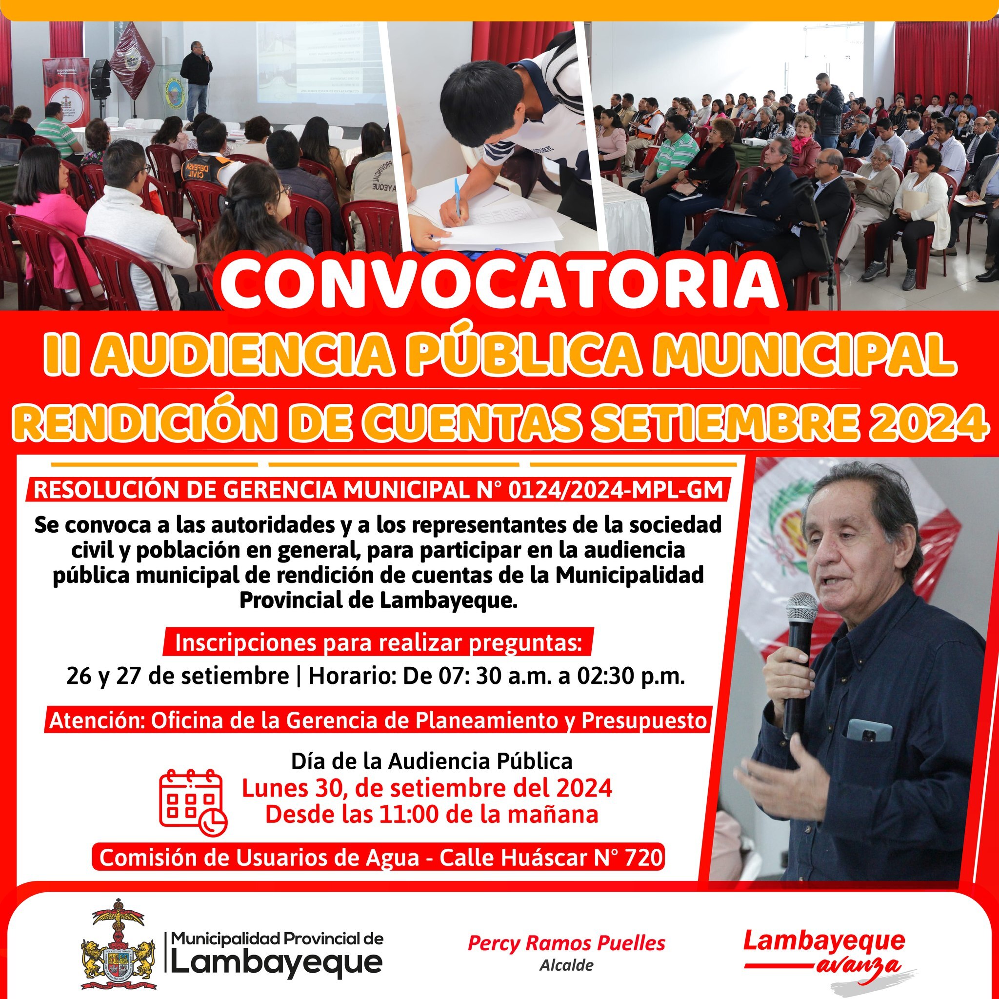 II Audiencia Publica Municipal - Setiembre 2024
