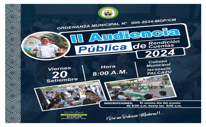 INVITACIÓN A LA SEGUNDA AUDIENCIA PUBLICA