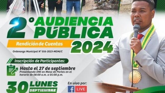 2° Audiencia Pública de Rendición de Cuentas 2024