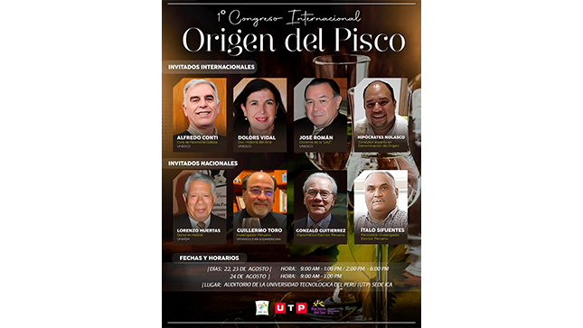 Primer Congreso Internacional "Origen del Pisco"