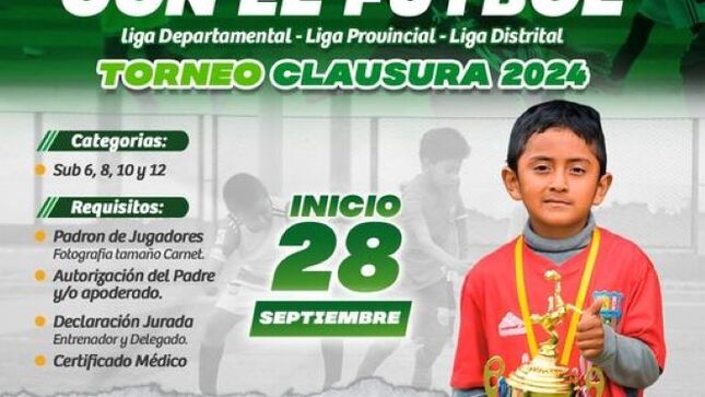 Gran Convocatoria "Creciendo con el Fútbol 2024"