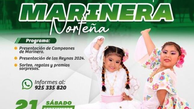 Ven y Participa del 1er Ensayo de Marinera Norteña
