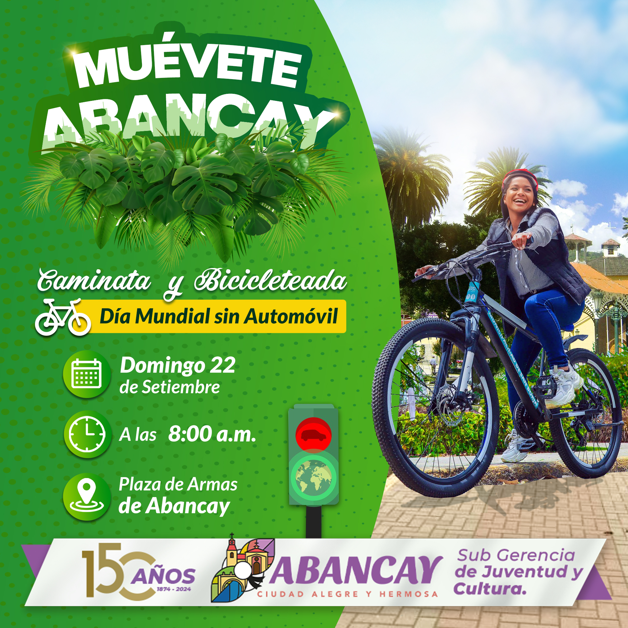 ¡Únete Al Gran Día De La Movilidad Activa “Muévete Abancay”!