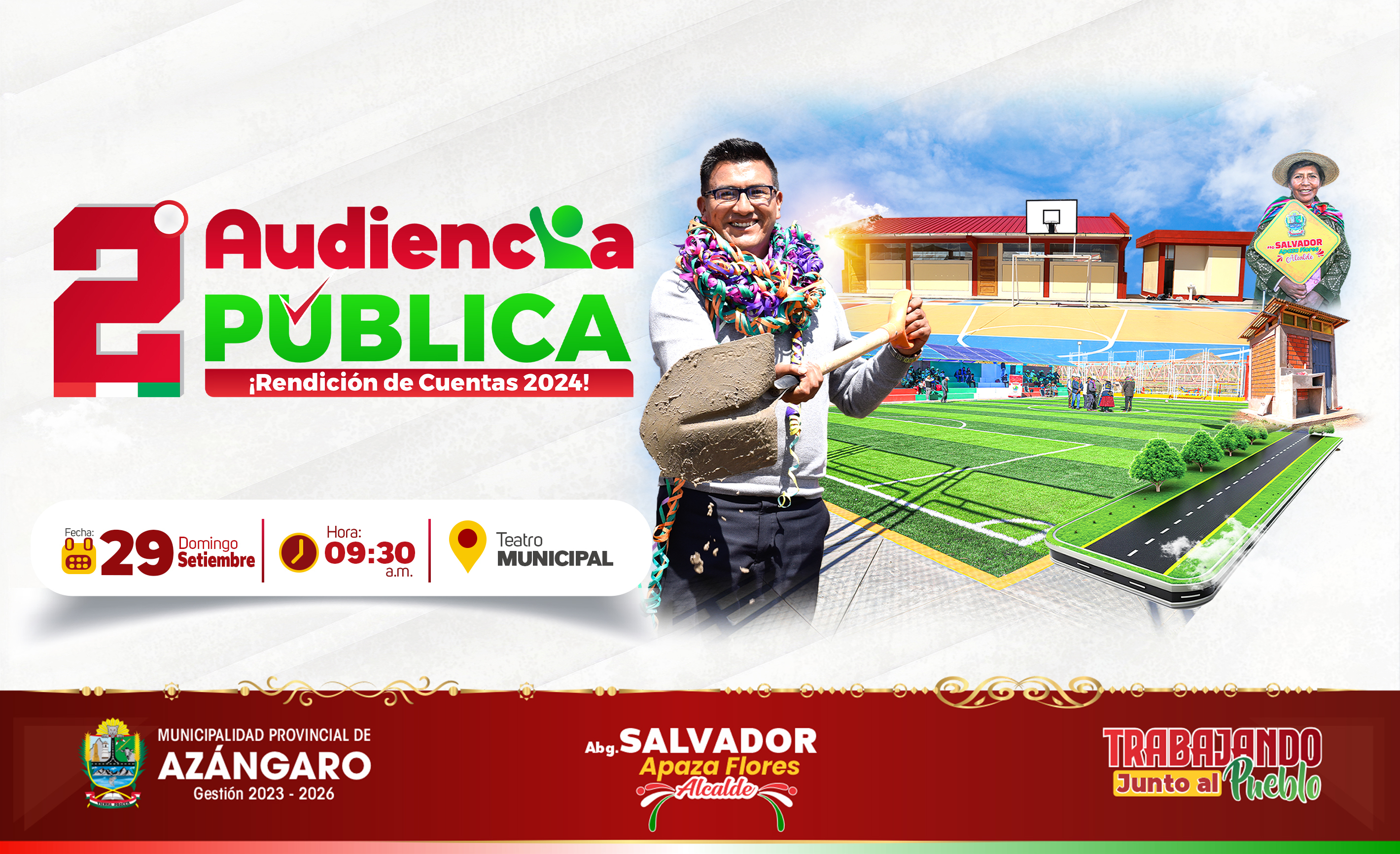 II AUDIENCIA PÚBLICA 2024 DE LA MUNICIPALIDAD PROVINCIAL DE AZÁNGARO.